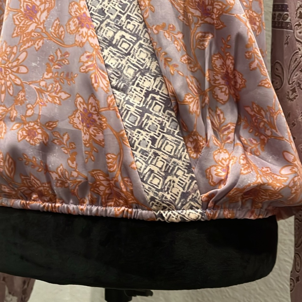 Beautiful Multi Pattern Top With Crossover Front - image 6